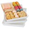 Avant White Plastic Serving Trays (Set of 3) 15” x 10” | Large Reusable Rectangular Party Platters | Serve Appetizers, Fruit, Veggies, & Desserts | BPA-Free & Made in USA